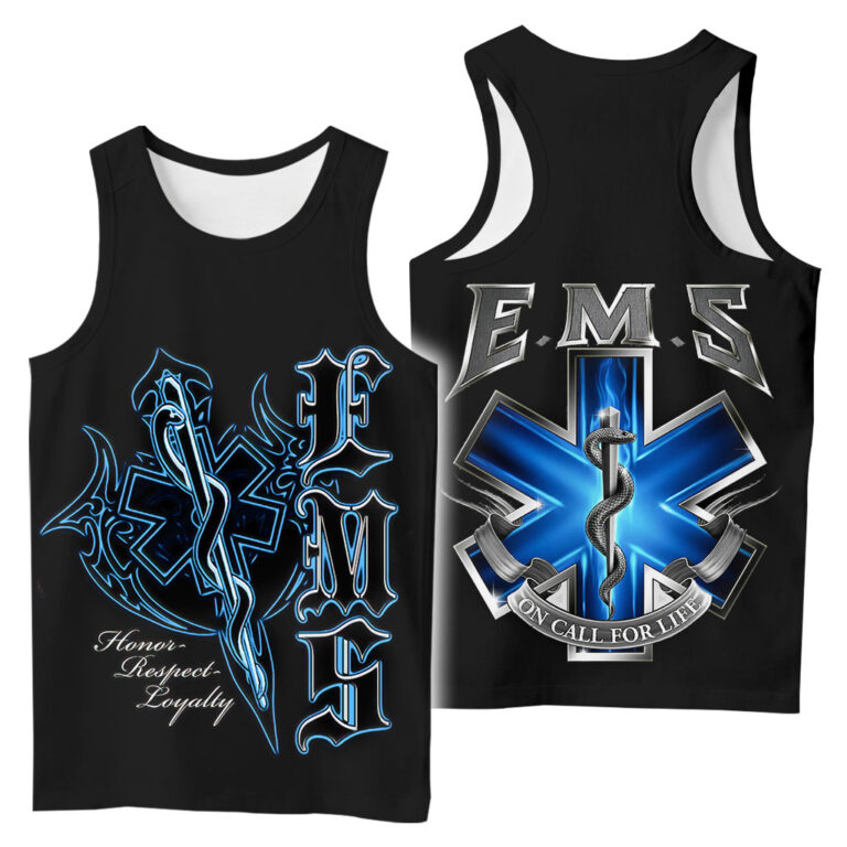 3D Printed EMS Honor Respect Loyalty Clothes Lh0266 – ChikePOD