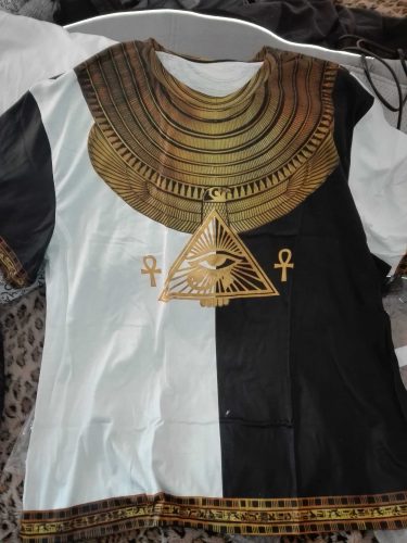 3D Printed Horus Egyptian God Black And White Clothes TA0175 photo review