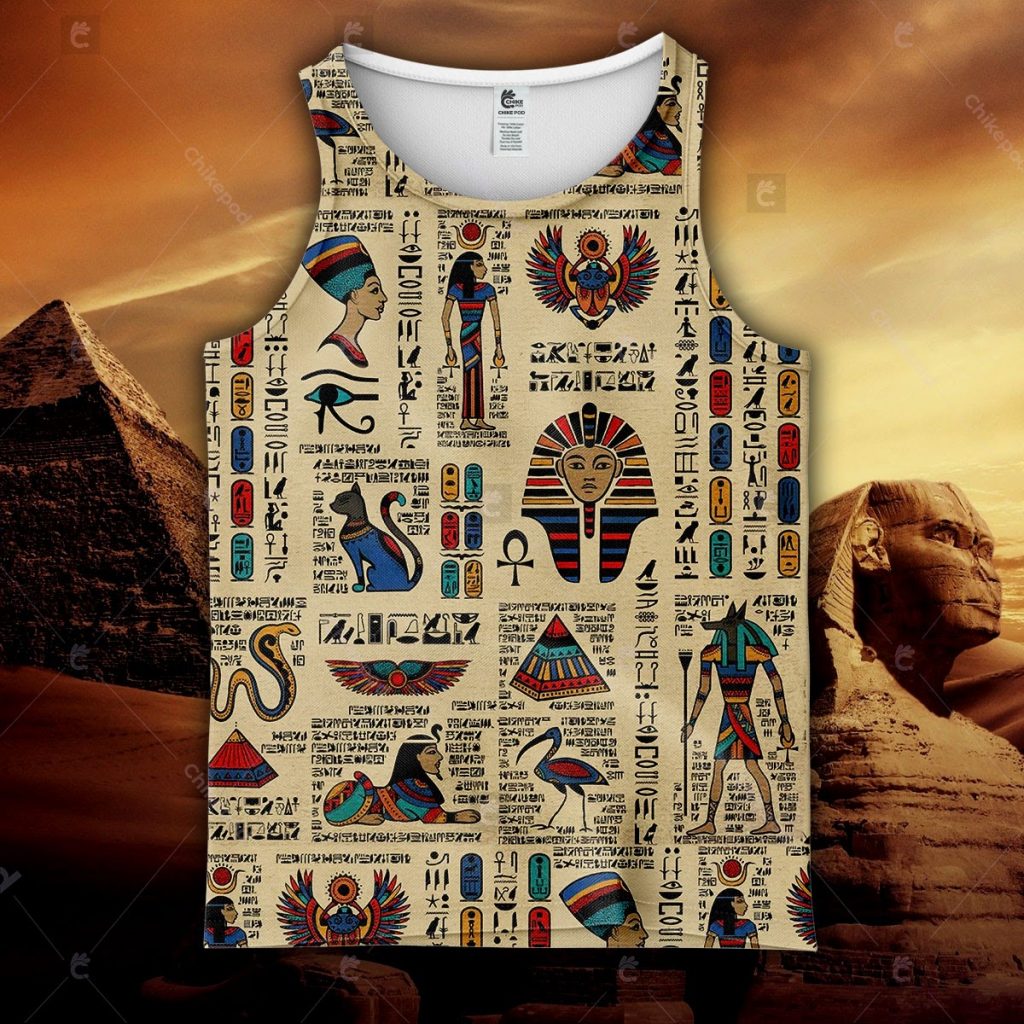 Egyptian Hieroglyphs And Symbols 3D All Over Printed Clothes TF38 ...