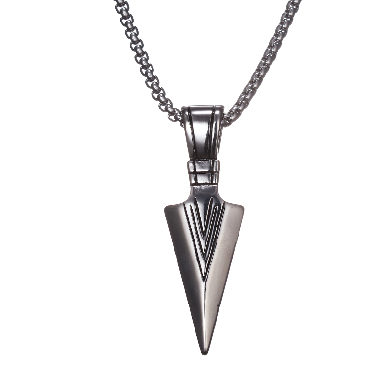 Fashion-Men-s-Vintage-Charm-Spearhead-Pendant-Necklace-for-Men ...