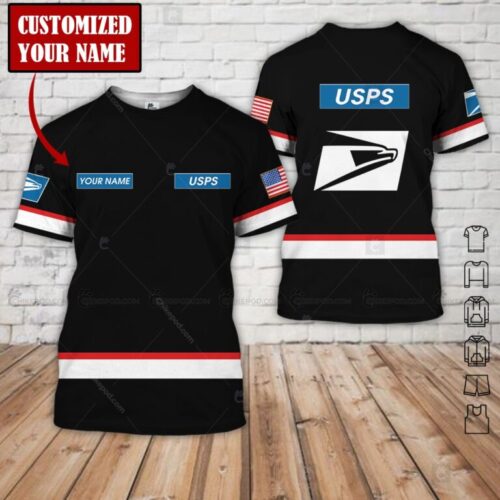 Personalized Name Postal Worker 3D All Over Printed Clothes CM773 photo review
